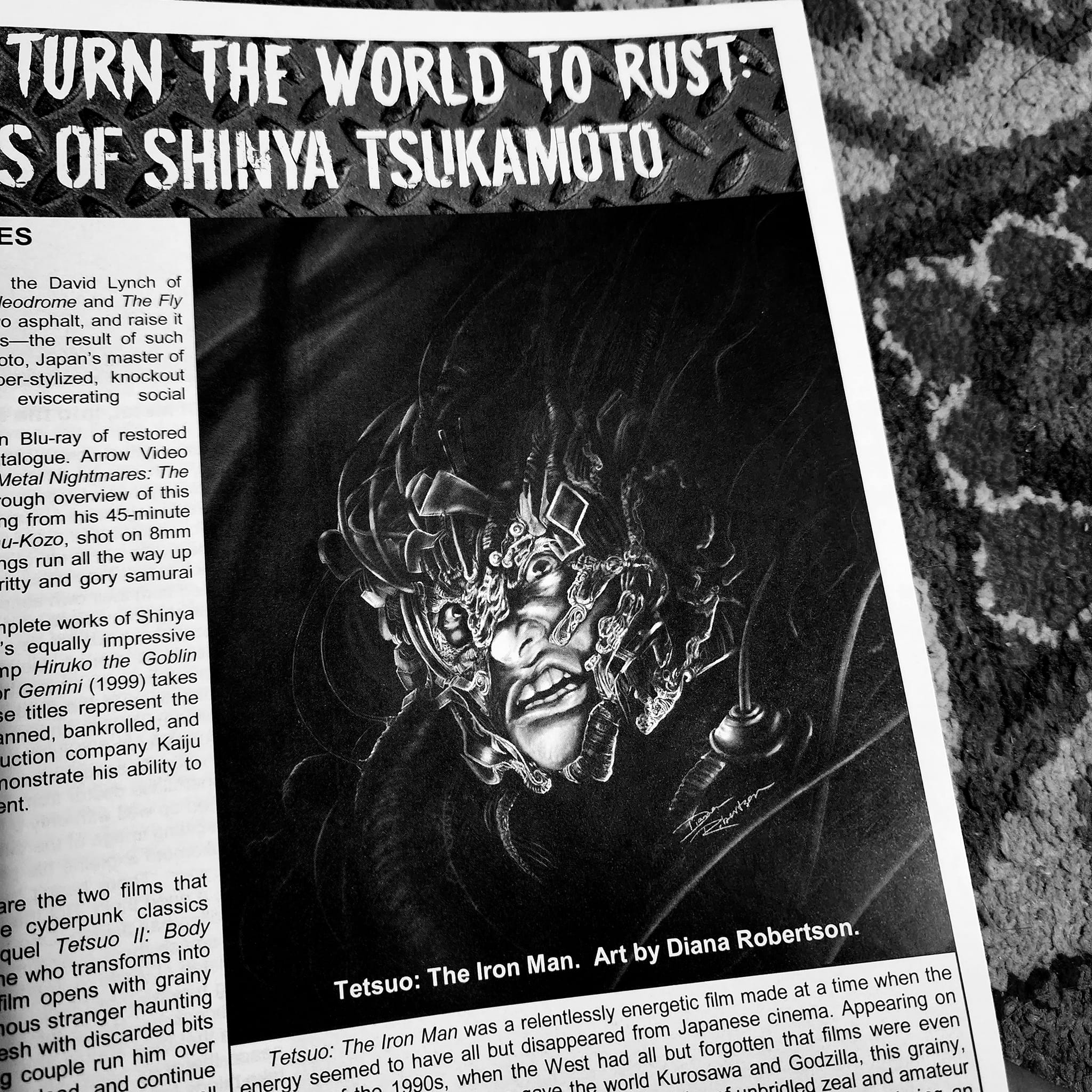 Tetsuo: The Iron Man in Screem Mag no.41